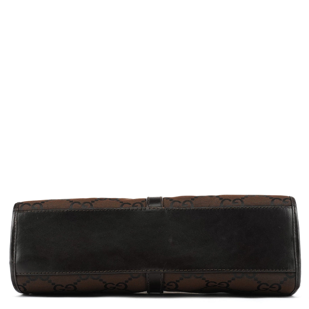 001 1068 Dark Brown GG Jackie Shoulder Bag