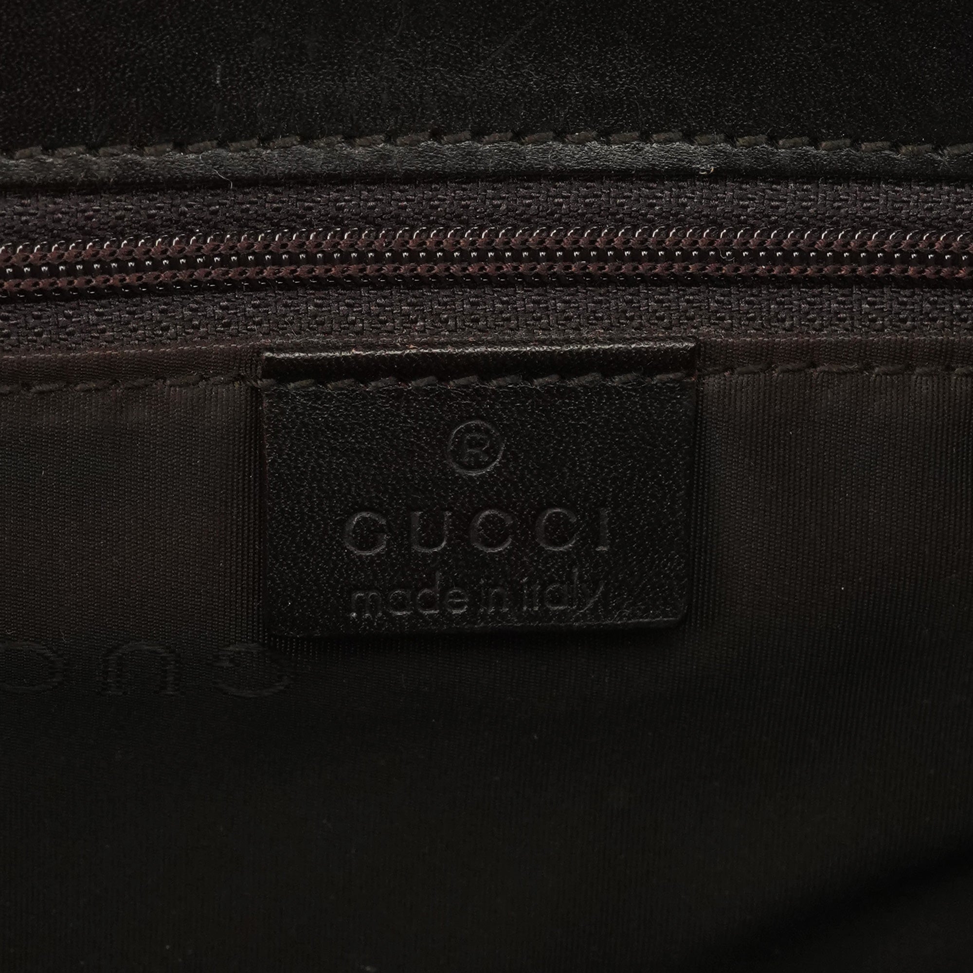 001 1068 Dark Brown GG Jackie Shoulder Bag