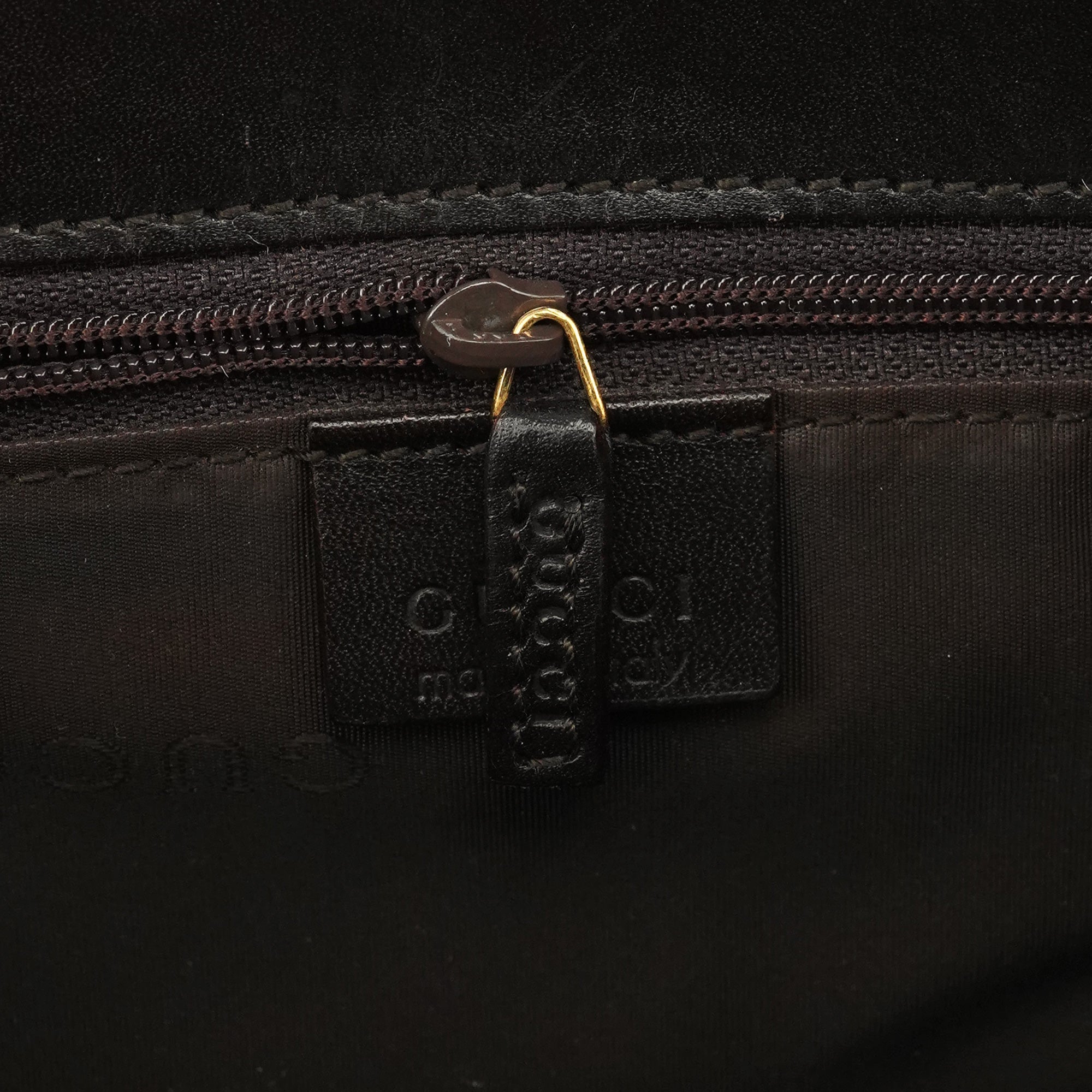 001 1068 Dark Brown GG Jackie Shoulder Bag