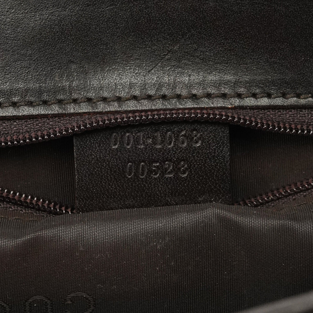 001 1068 Dark Brown GG Jackie Shoulder Bag