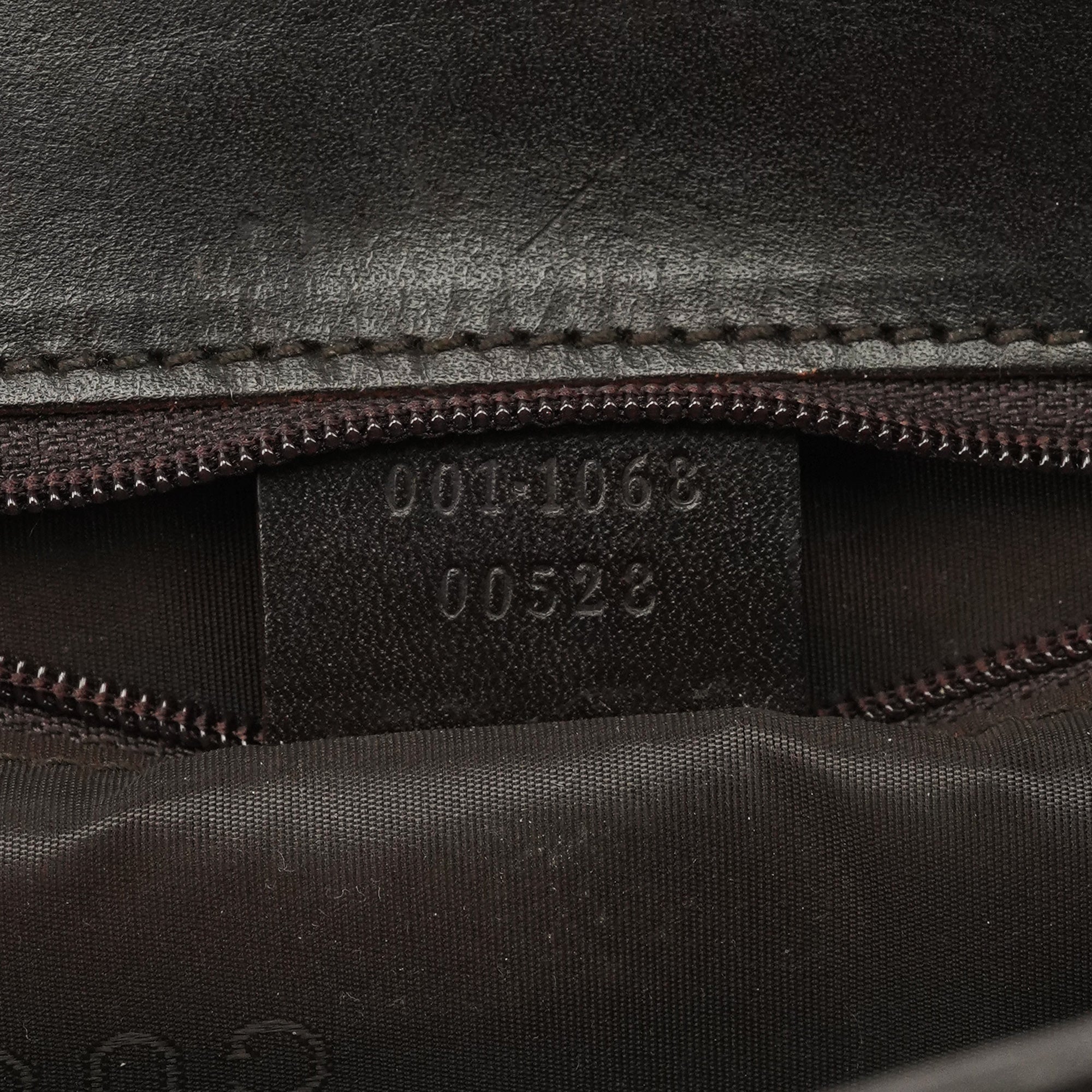 001 1068 Dark Brown GG Jackie Shoulder Bag