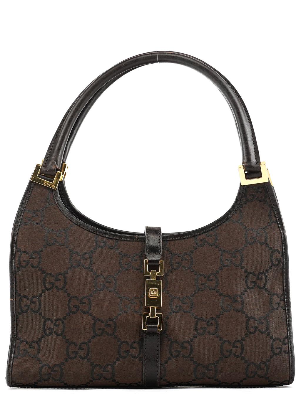 001 1068 Dark Brown GG Jackie Shoulder Bag