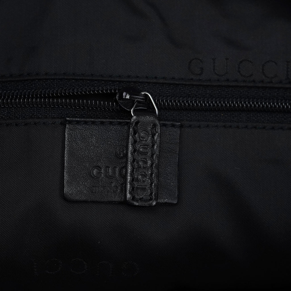 001 1206 Black Calfskin Hobo Shoulder Bag