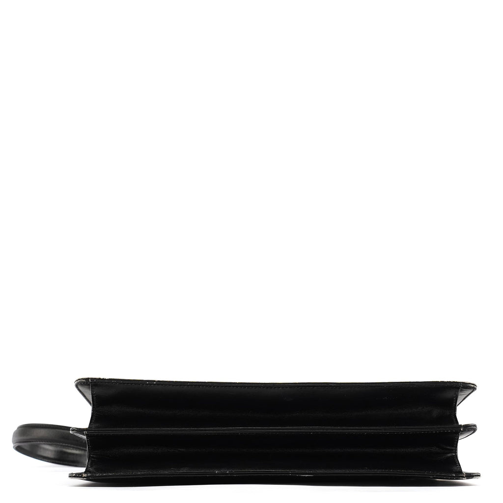 001 1364 1732 Black Calfskin Square G Shoulder Bag