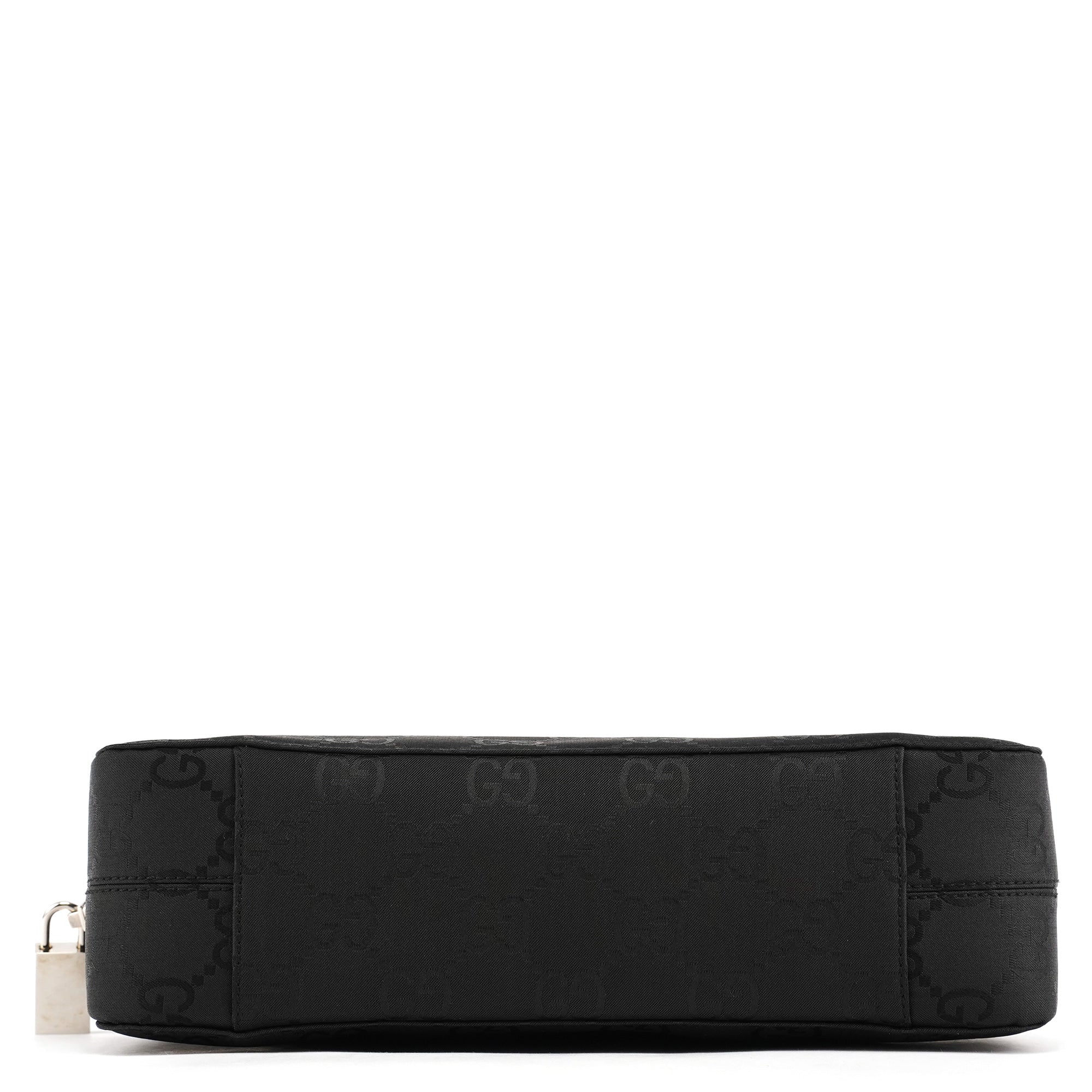 001 3074 Black GG Nylon Tote Bag