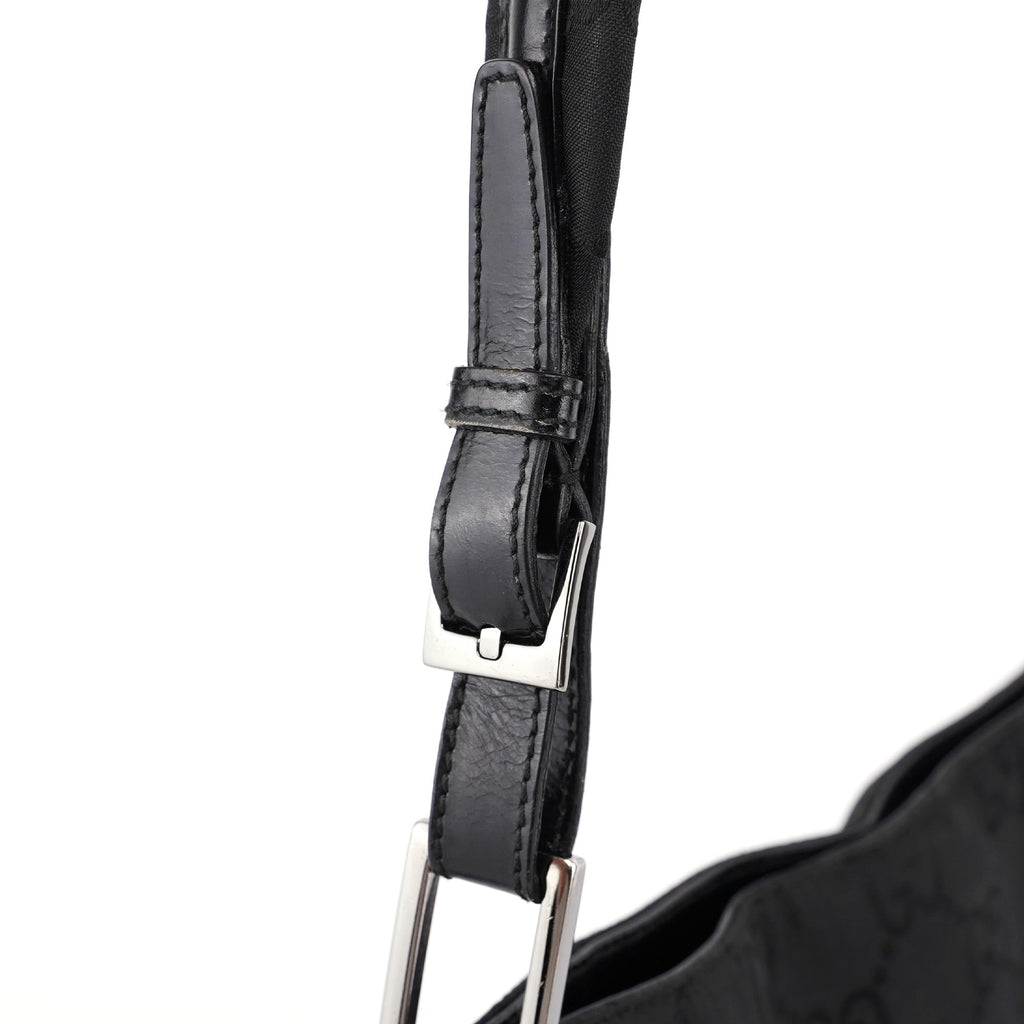 001 3166 Black GG Shoulder Bag