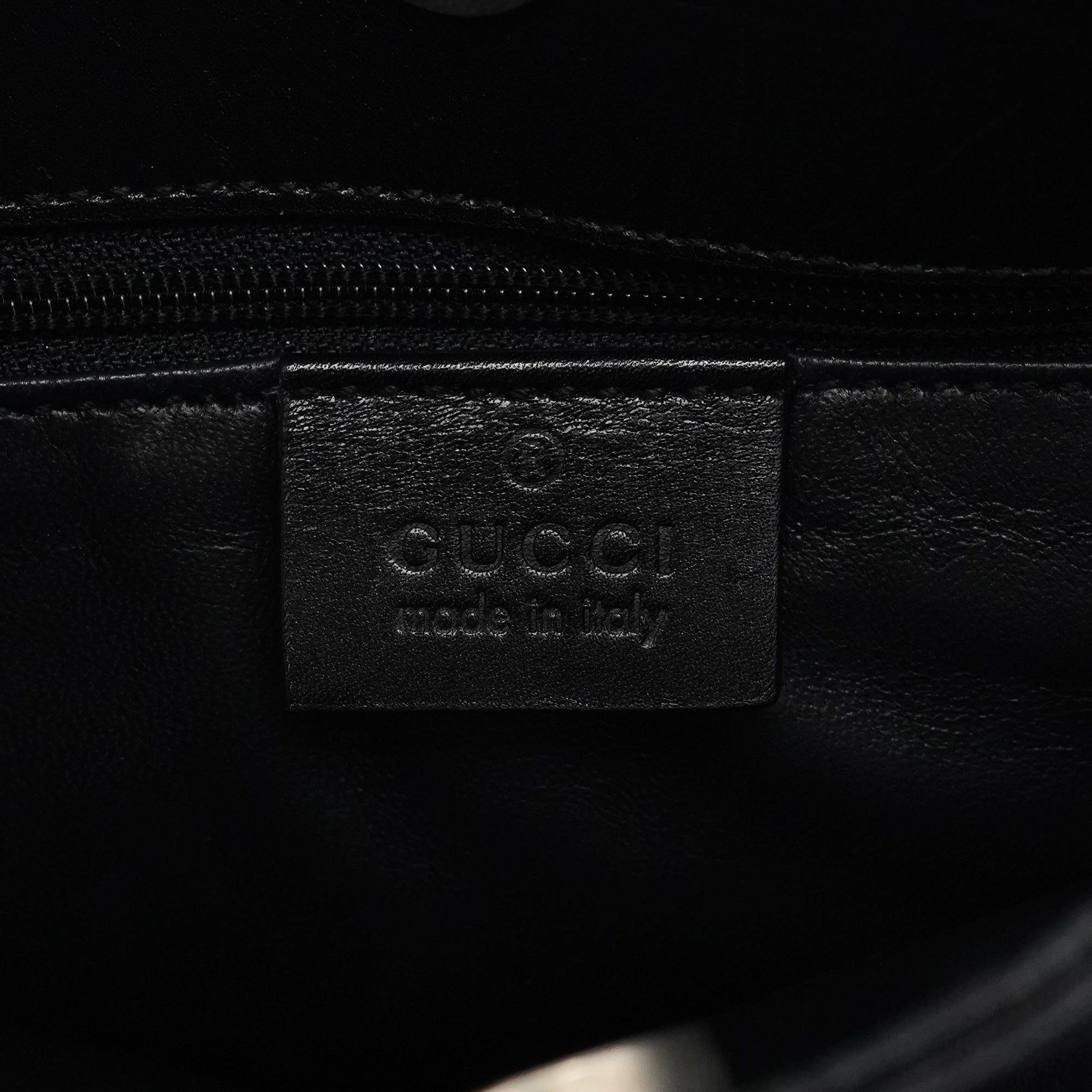 001 3167 Black Calfskin Hobo Shouler Bag