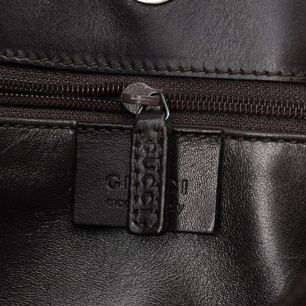 001 3167 Brown Calfskin Hobo Shoulder Bag