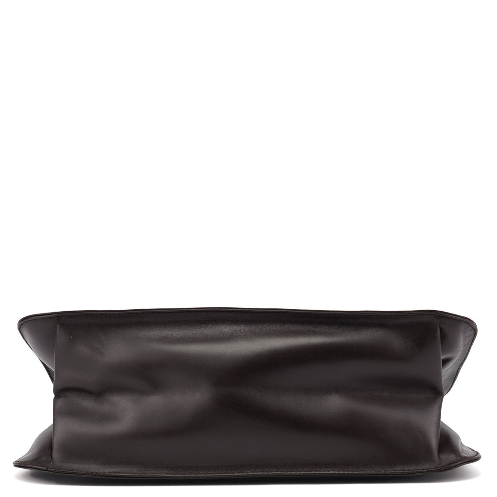 001 3167 Brown Calfskin Hobo Shoulder Bag