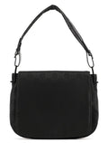 001 3195 Black GG Flap Shoulder Bag