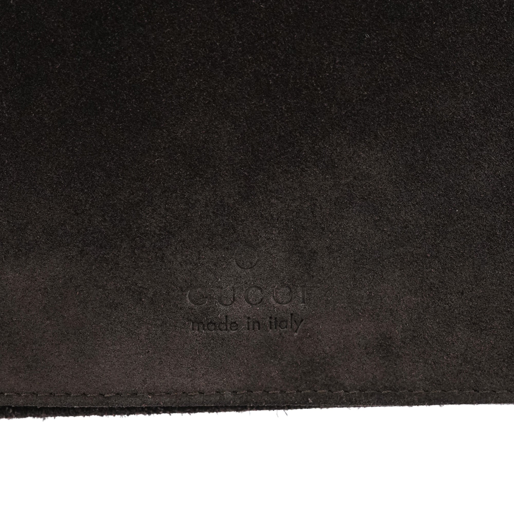001 3239 Brown Suede Bamboo Shoulder Bag