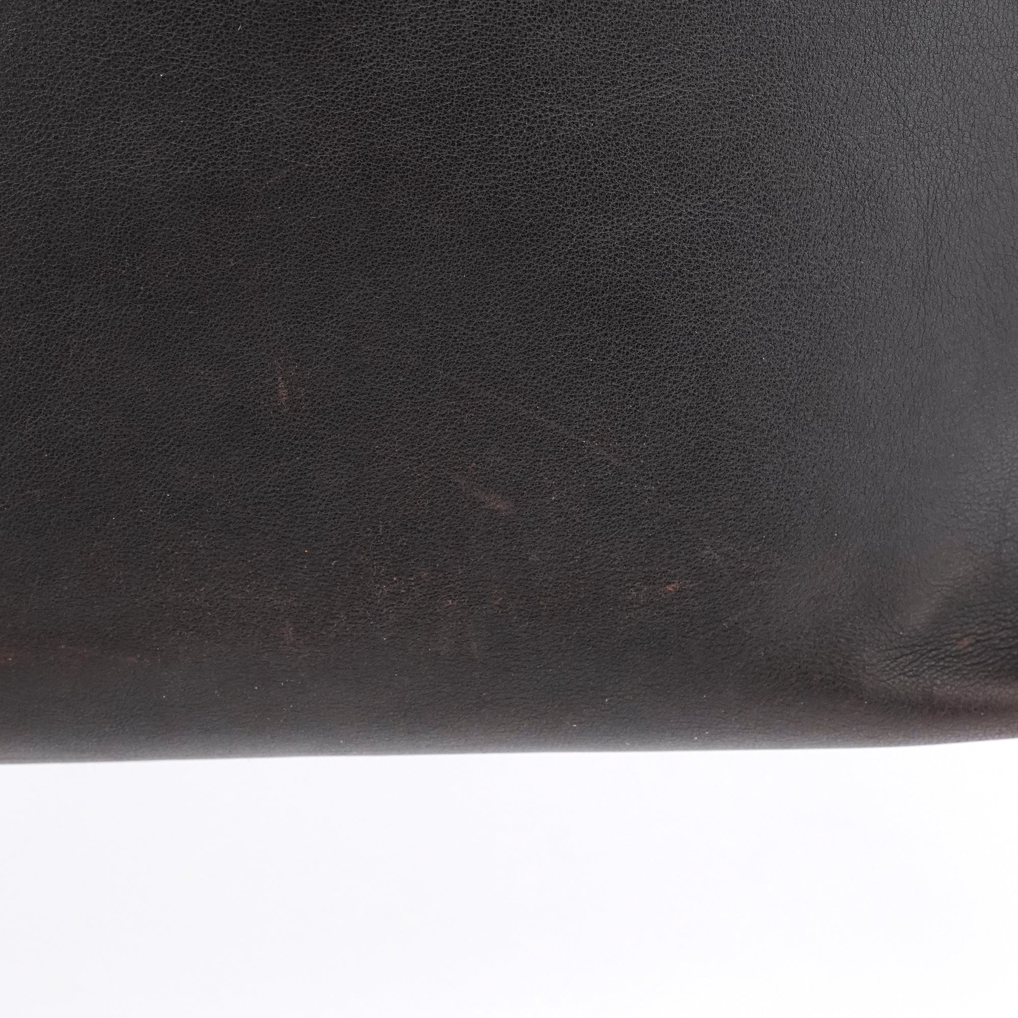 001 3244 Brown Calfskin Bamboo Shoulder Bag