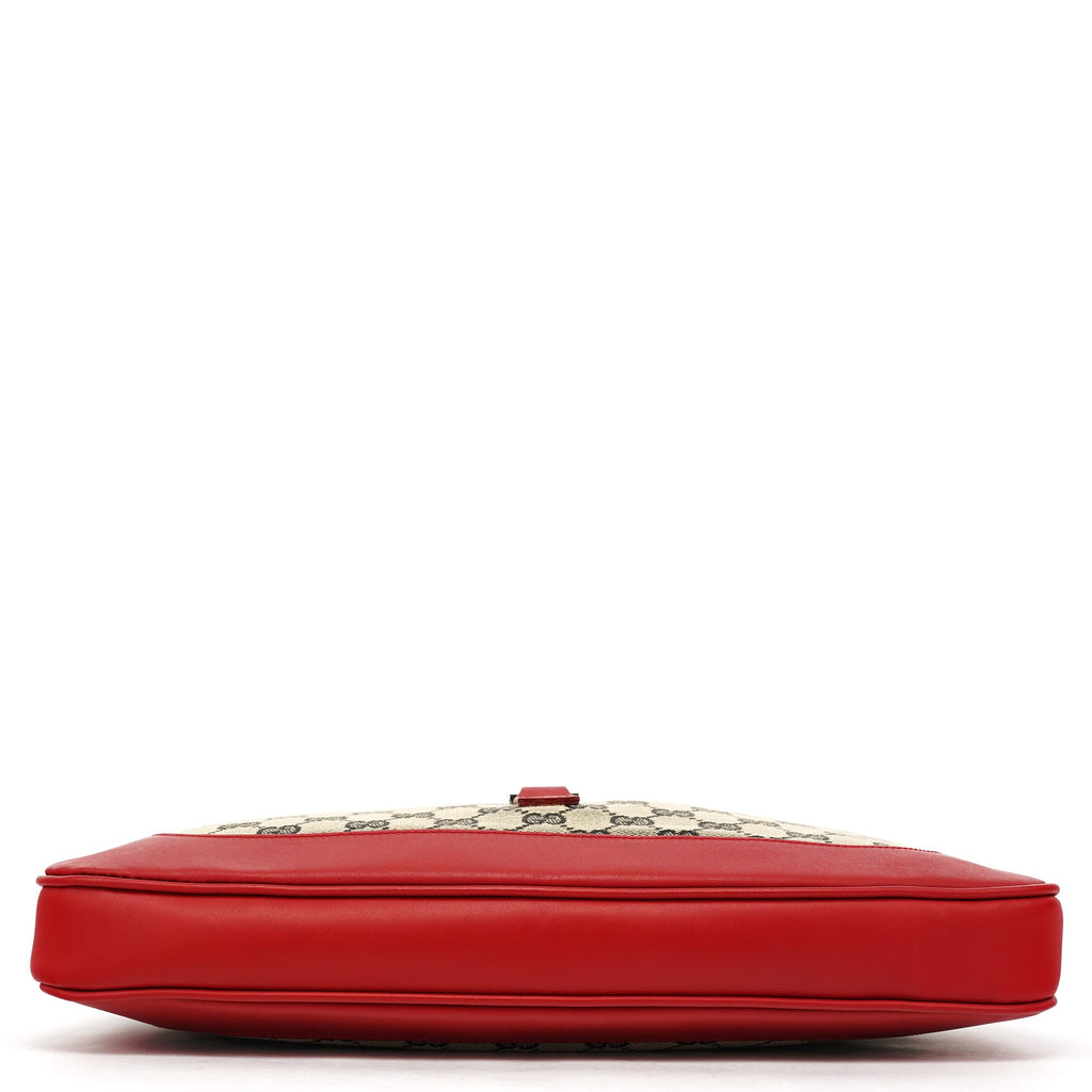 001 3306 Beige Red GG Jackie Shoulder Bag