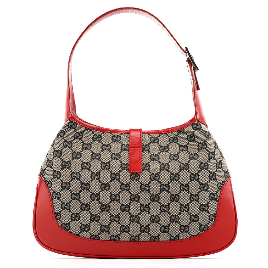 001 3306 Beige Red GG Jackie Shoulder Bag