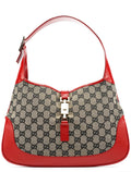 001 3306 Beige Red GG Jackie Shoulder Bag