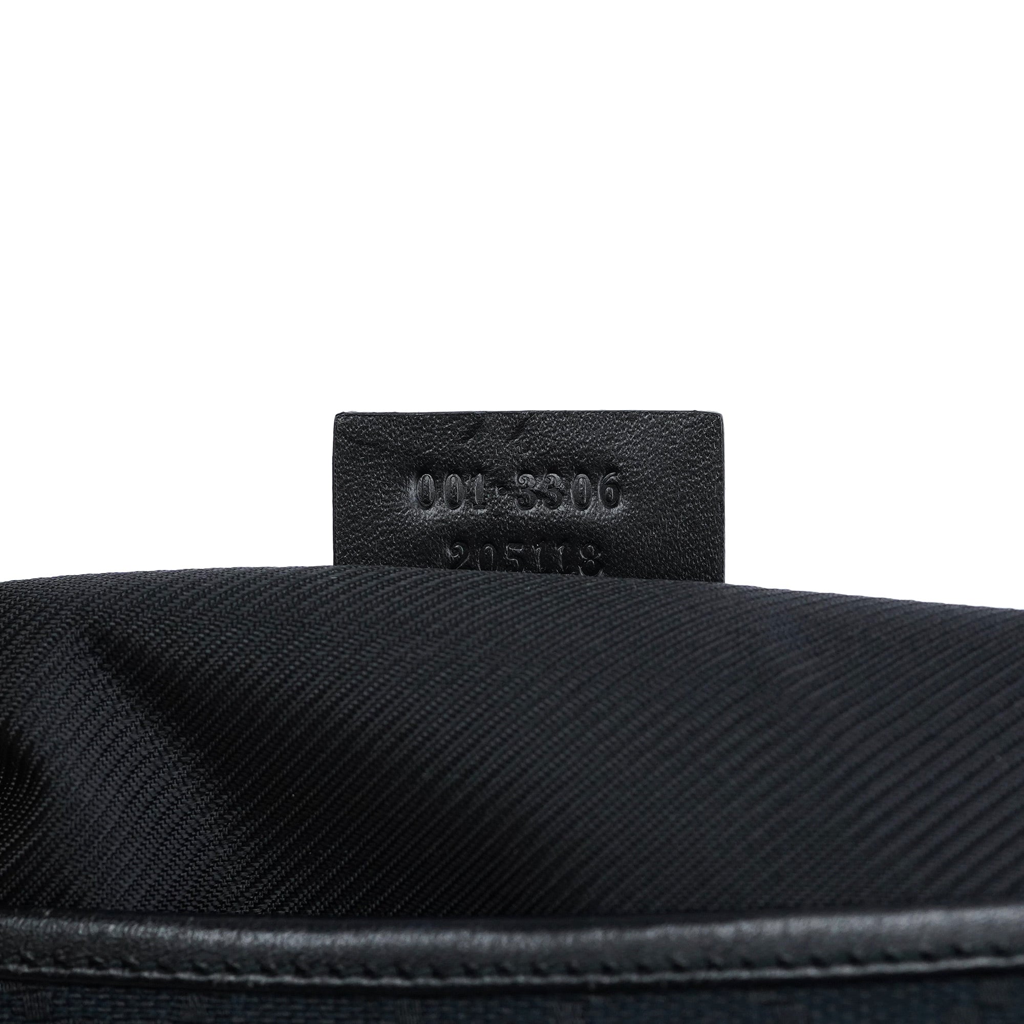 001 3306 Black GG Jackie Shoulder Bag
