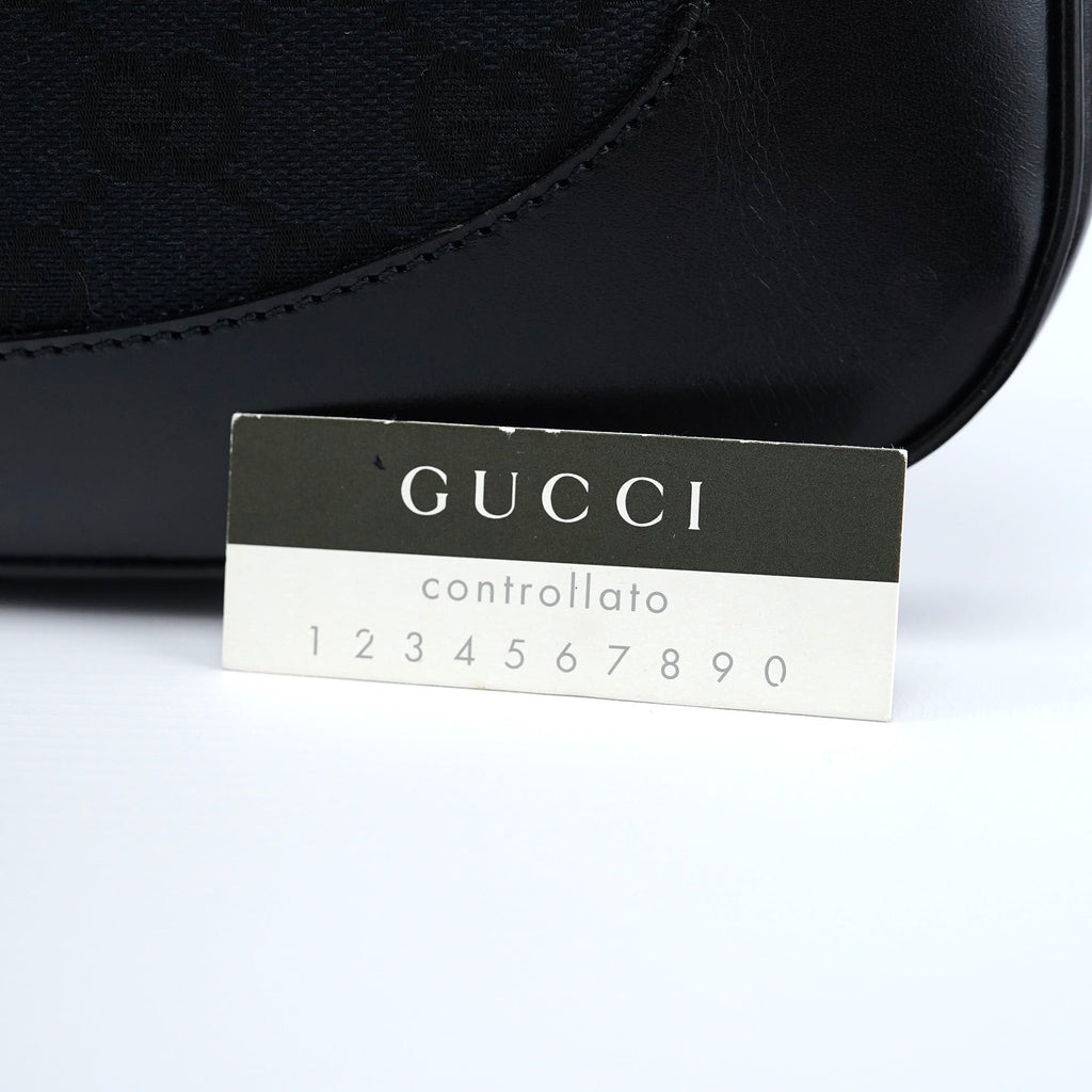 001 3306 Black GG Jackie Shoulder Bag