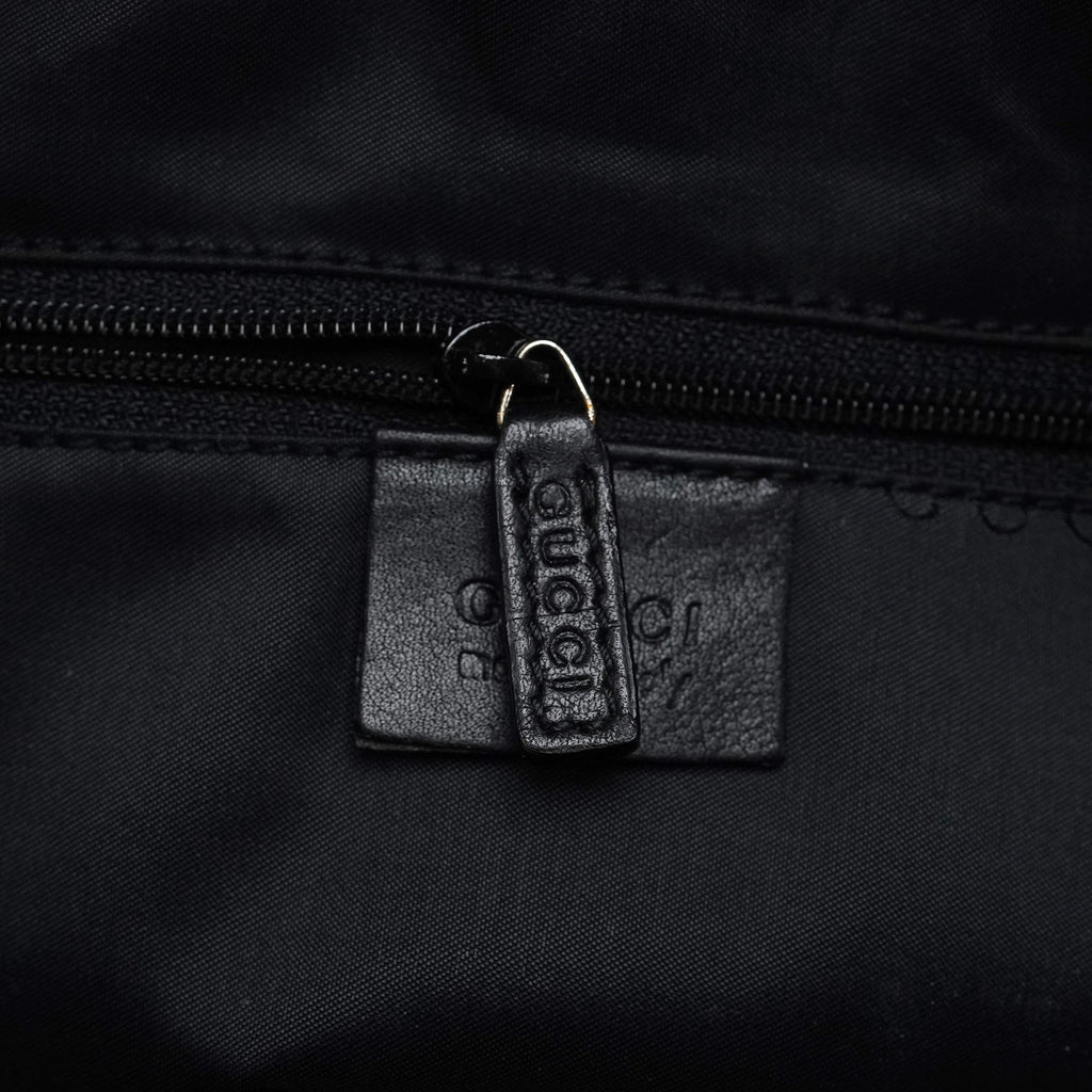 001 3355 Black Calfskin Jackie Shoulder Bag