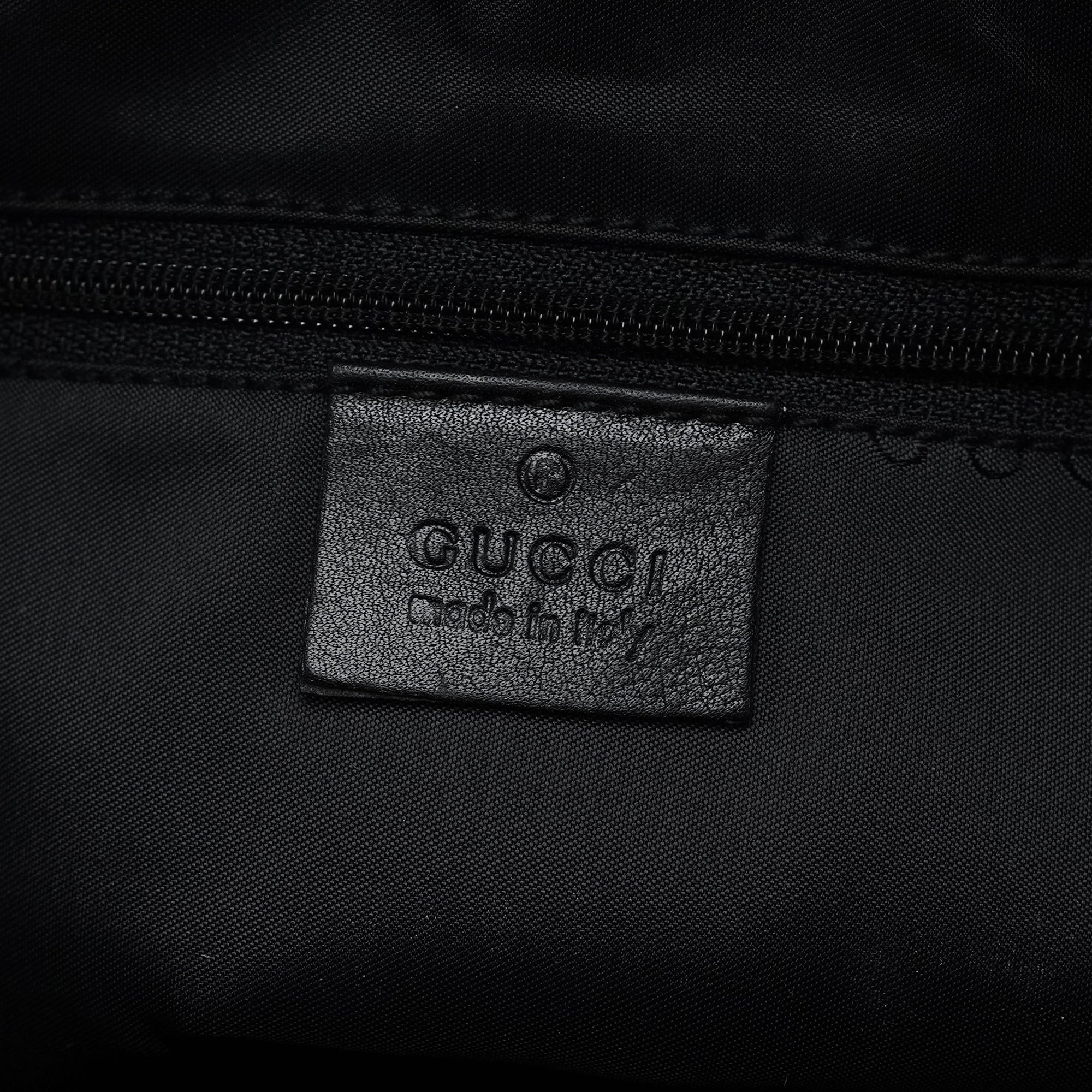 001 3355 Black Calfskin Jackie Shoulder Bag