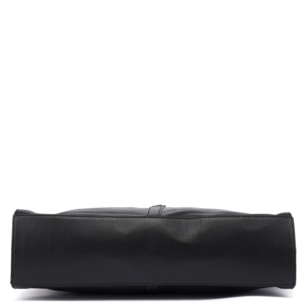 001 3355 Black Calfskin Jackie Shoulder Bag