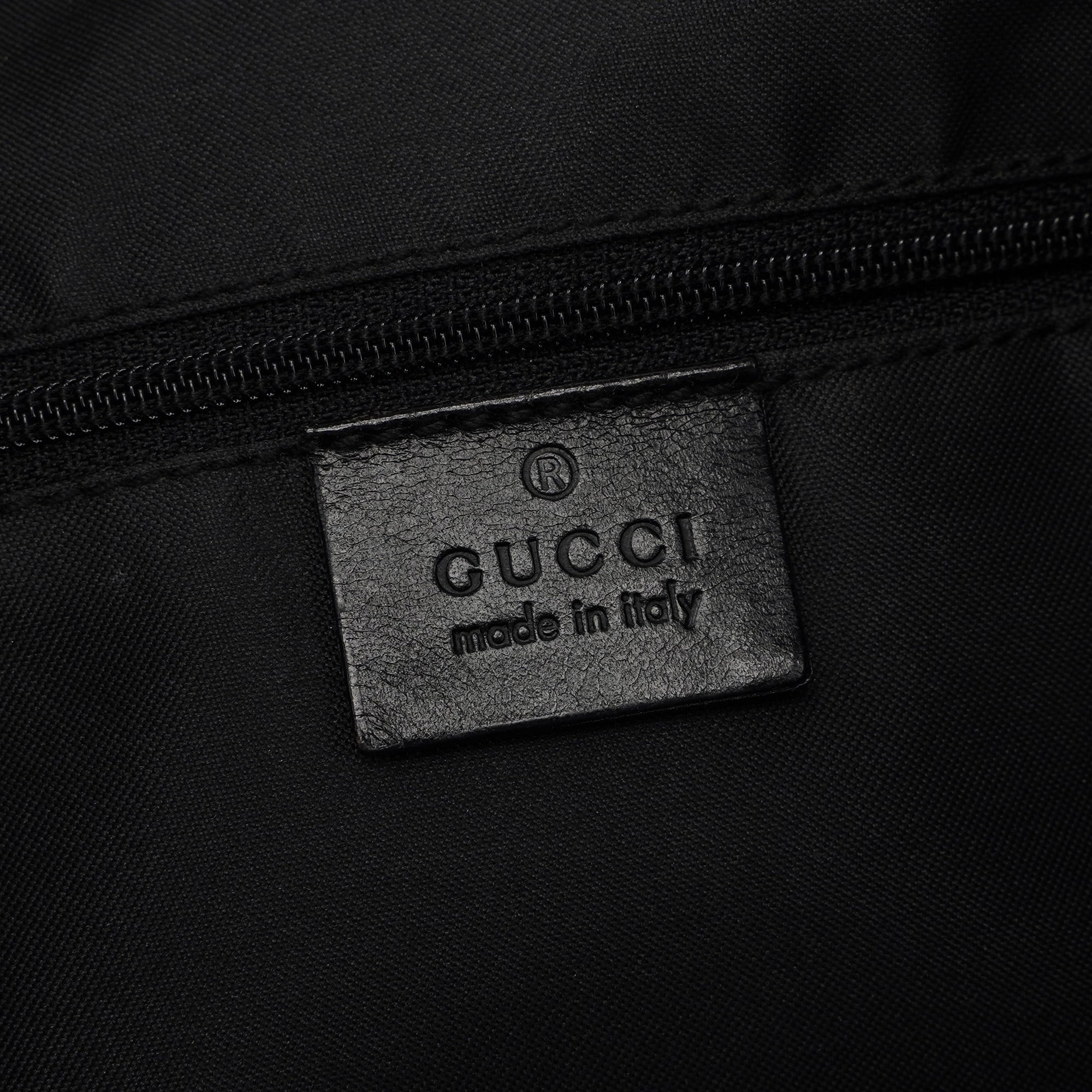 001 3380 Black GG Dual Pocket Shoulder Bag