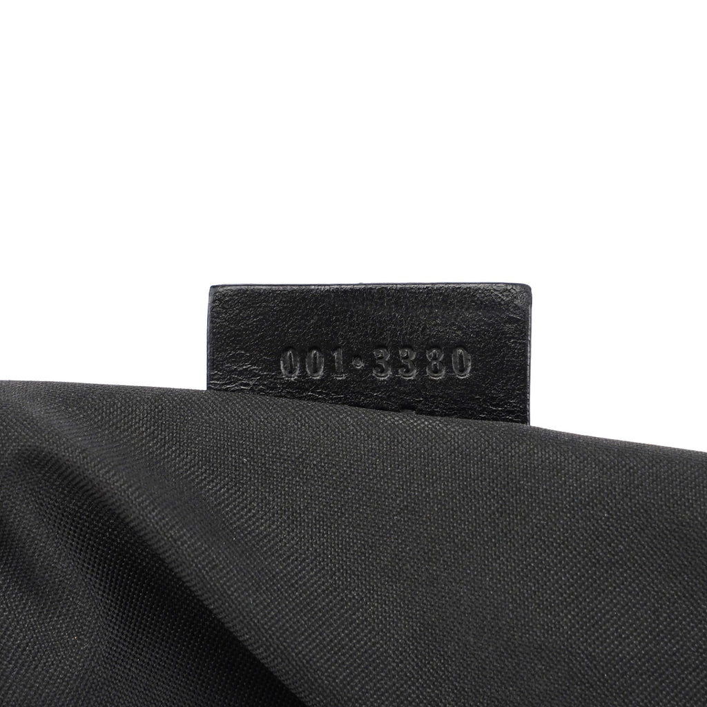 001 3380 Black GG Dual Pocket Shoulder Bag