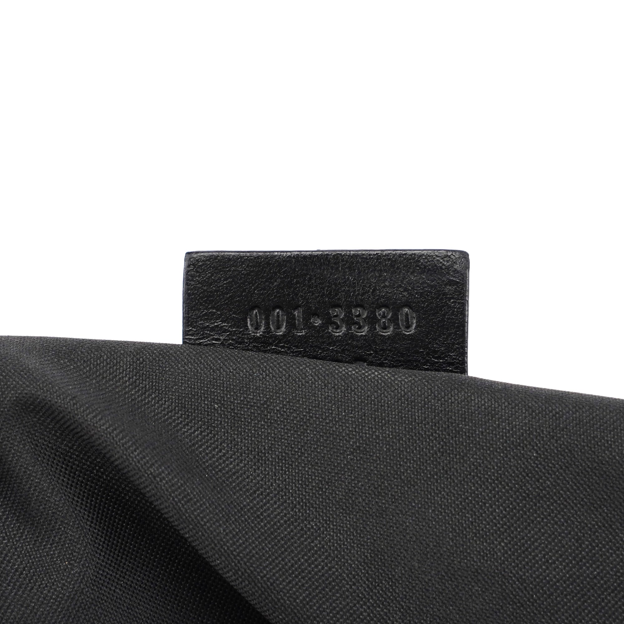 001 3380 Black GG Dual Pocket Shoulder Bag