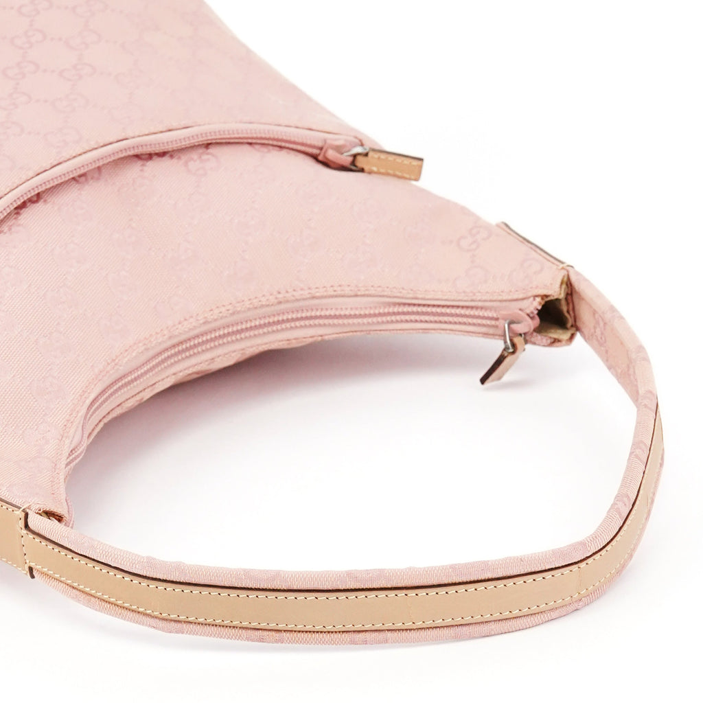 001 3386 Pink GG Canvas Shoulder Bag