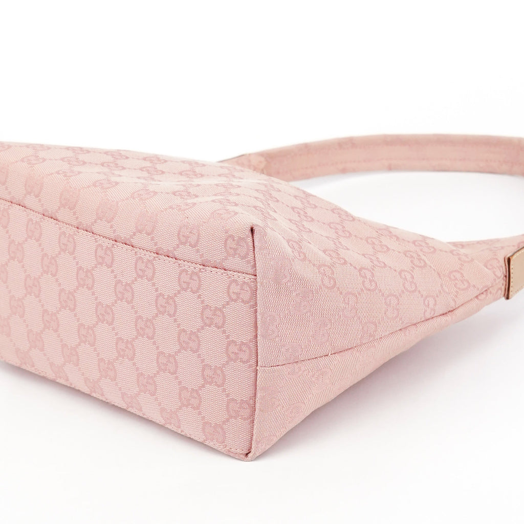 001 3386 Pink GG Canvas Shoulder Bag