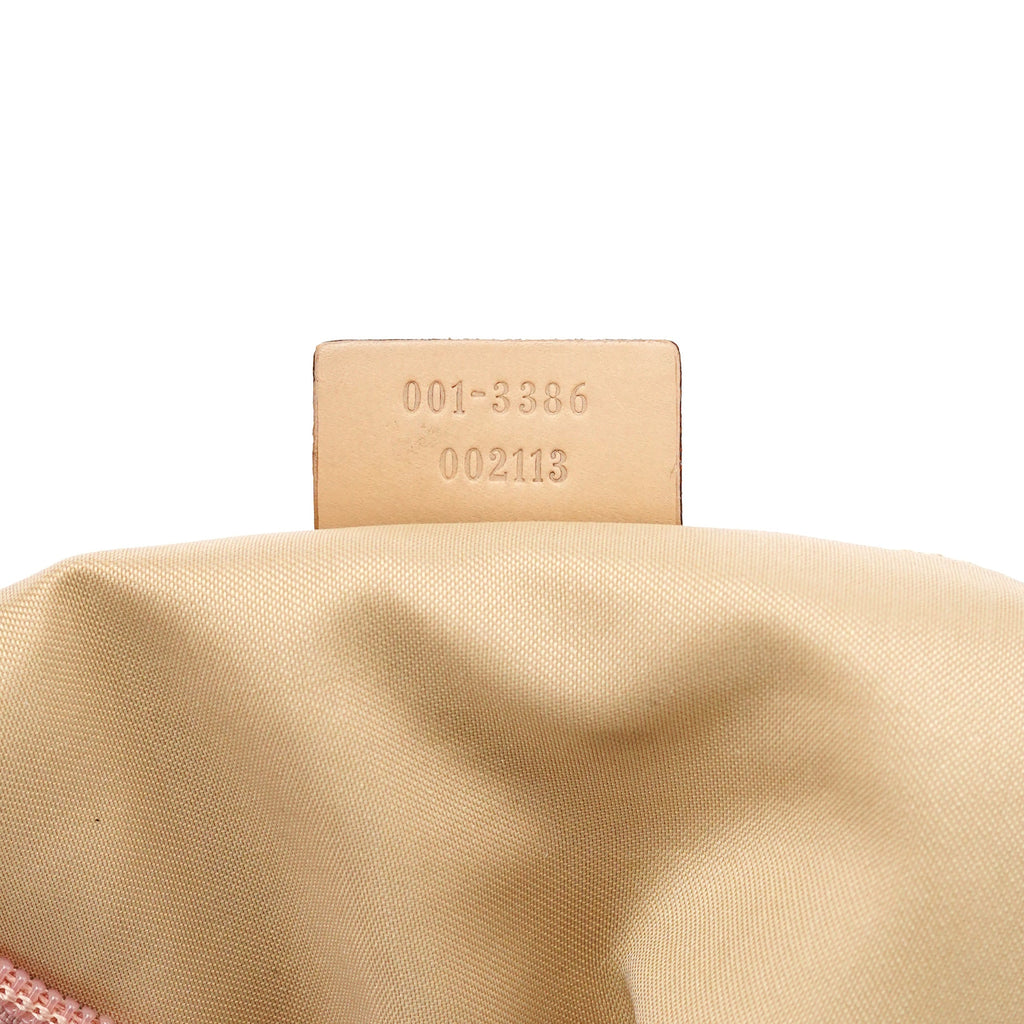 001 3386 Pink GG Canvas Shoulder Bag