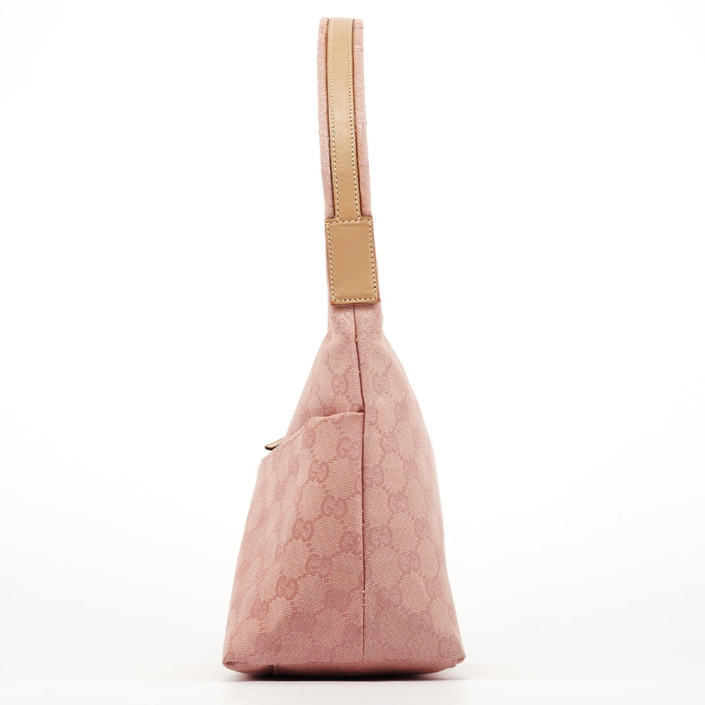 001 3386 Pink GG Canvas Shoulder Bag