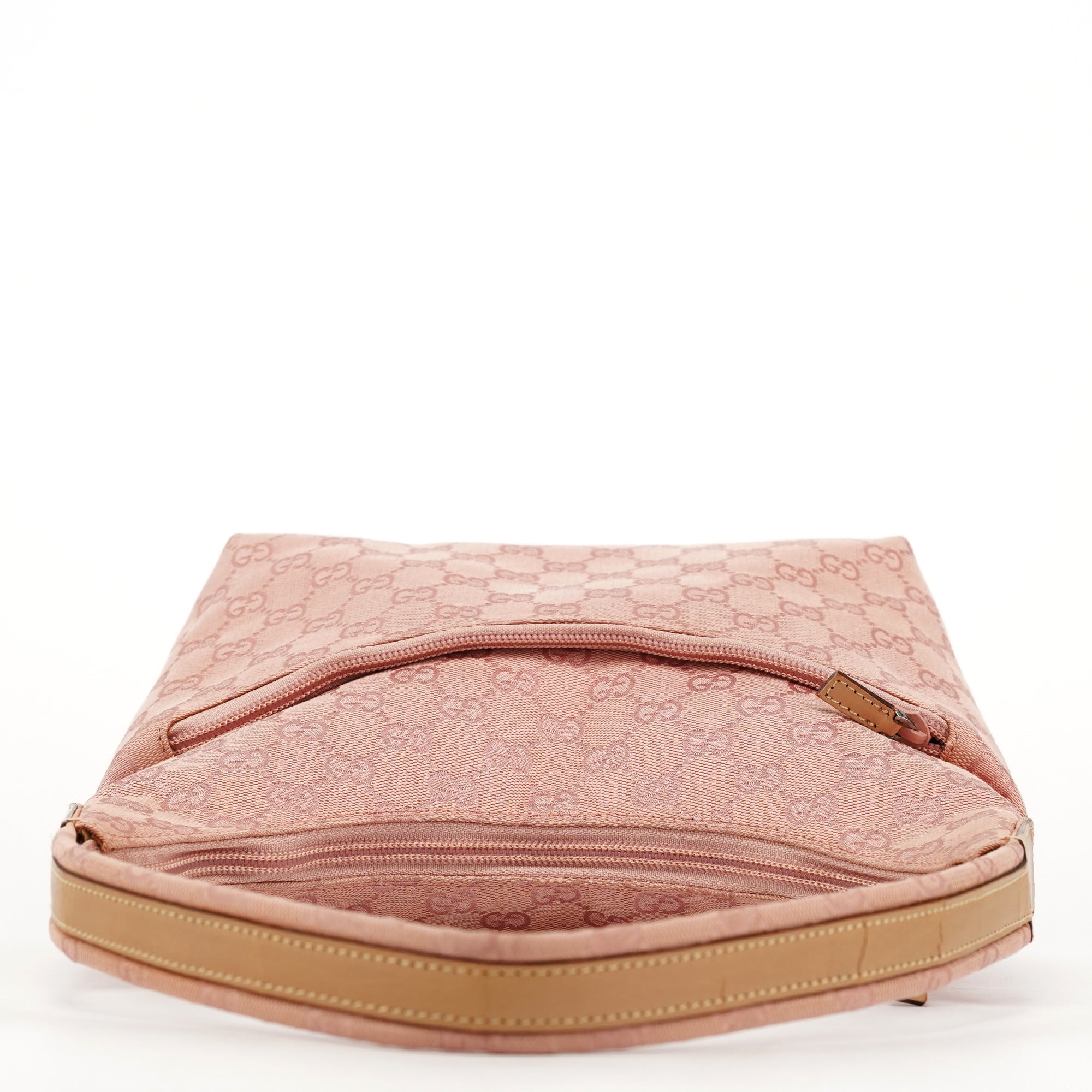 001 3386 Pink GG Canvas Shoulder Bag