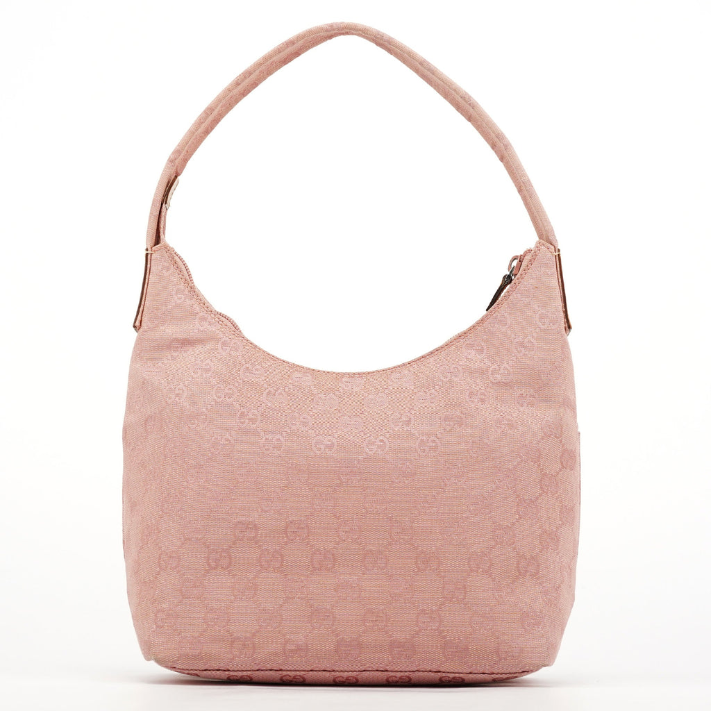 001 3386 Pink GG Canvas Shoulder Bag