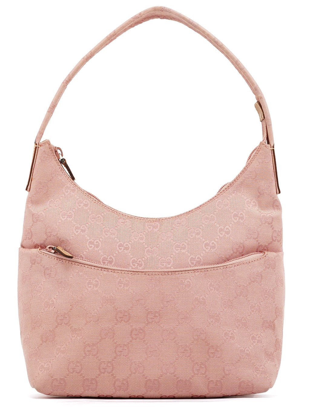 001 3386 Pink GG Canvas Shoulder Bag