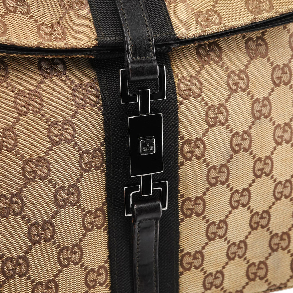 001 3734 Beige GG Jackie Shoulder Bag