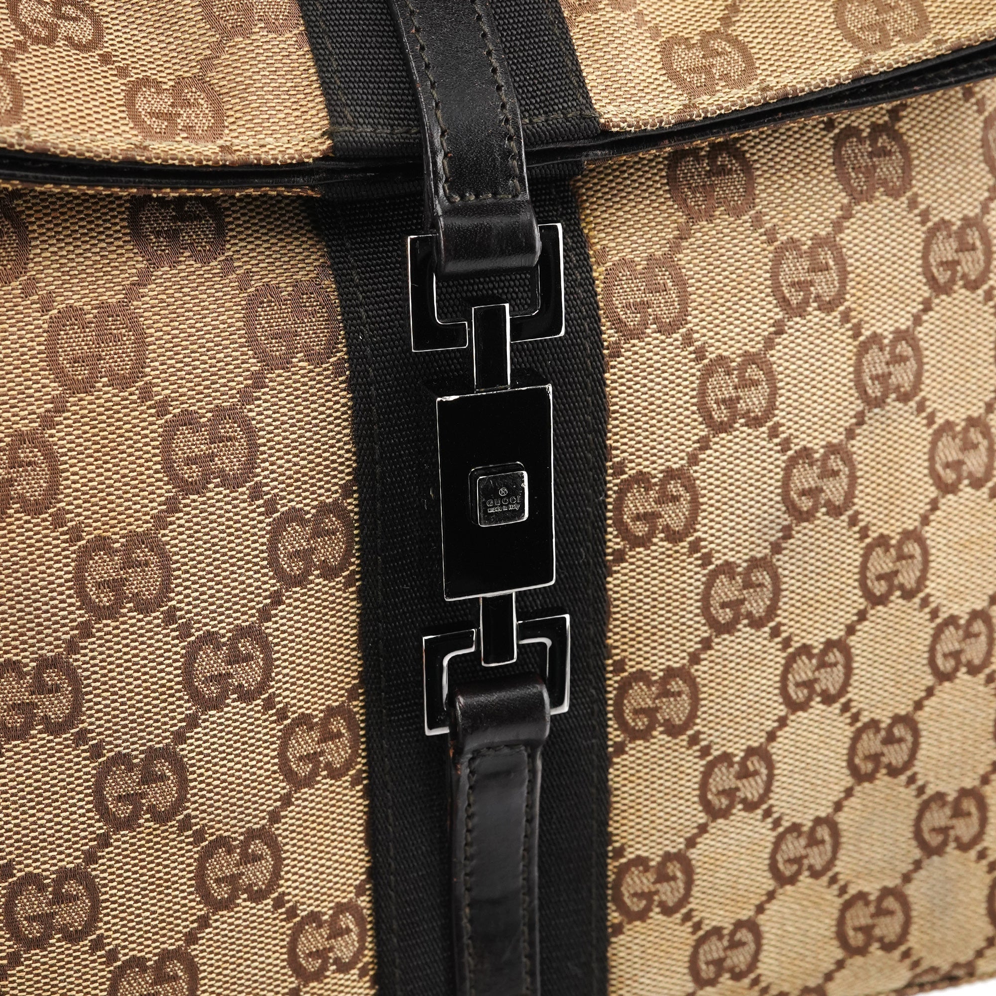 001 3734 Beige GG Jackie Shoulder Bag