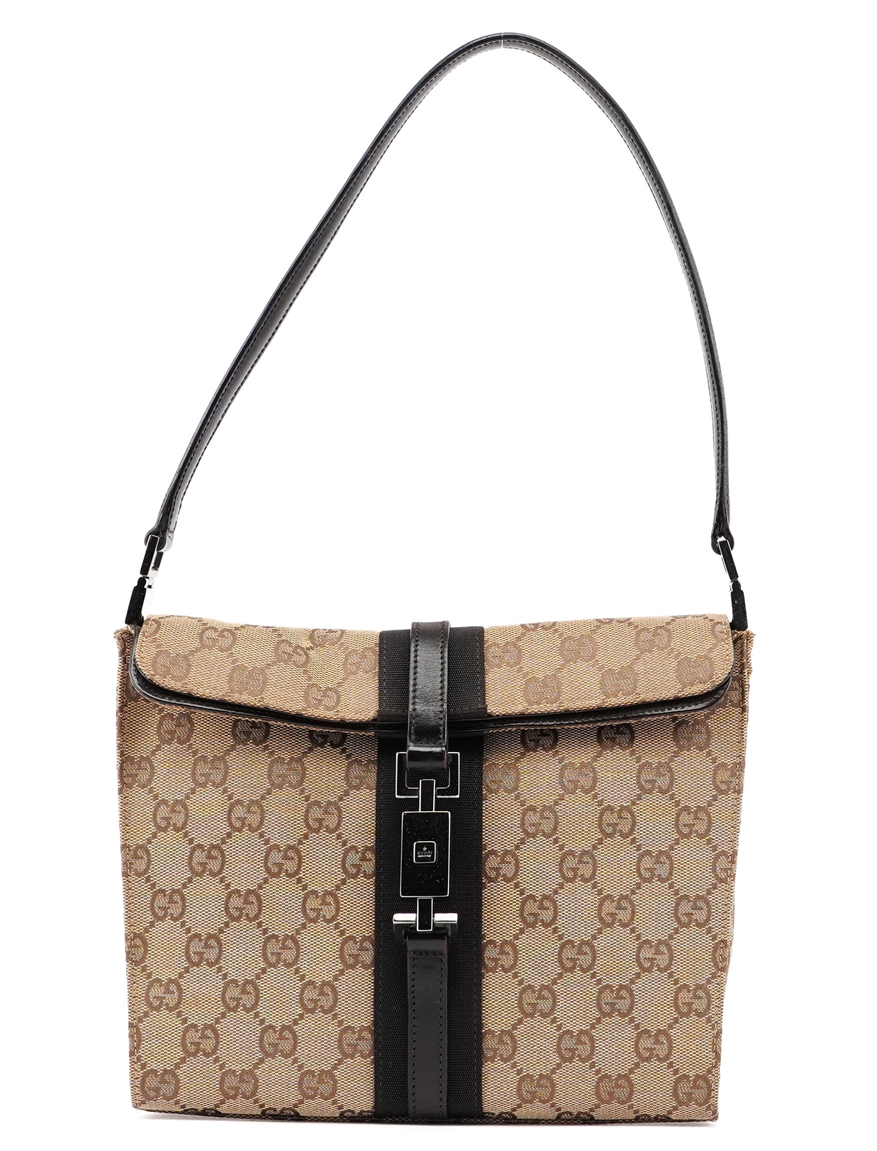 001 3734 Beige GG Jackie Shoulder Bag