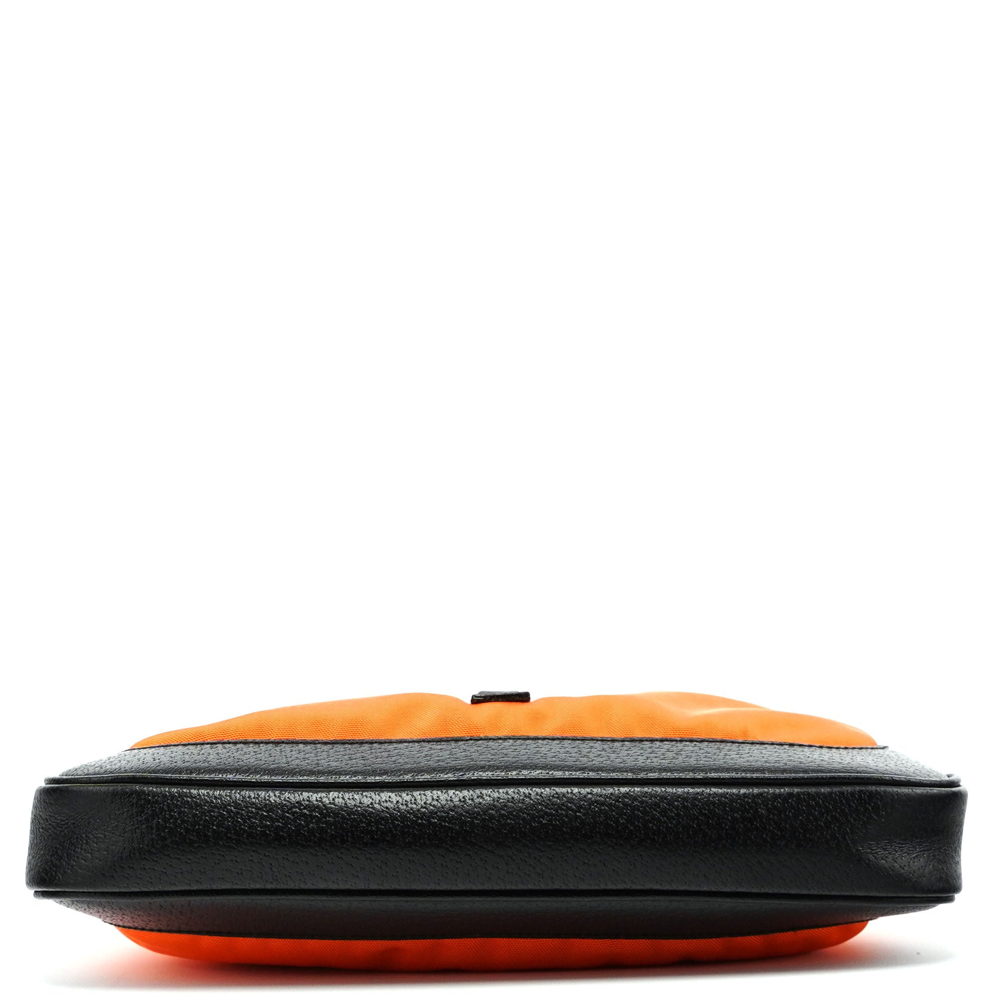 001 3735 Orange Canvas Jackie Shoulder Bag