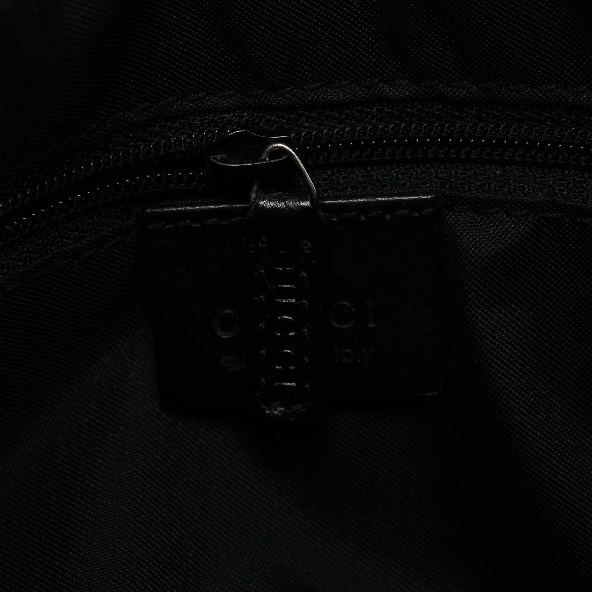 001 3766 Black GG Hobo Shoulder Bag