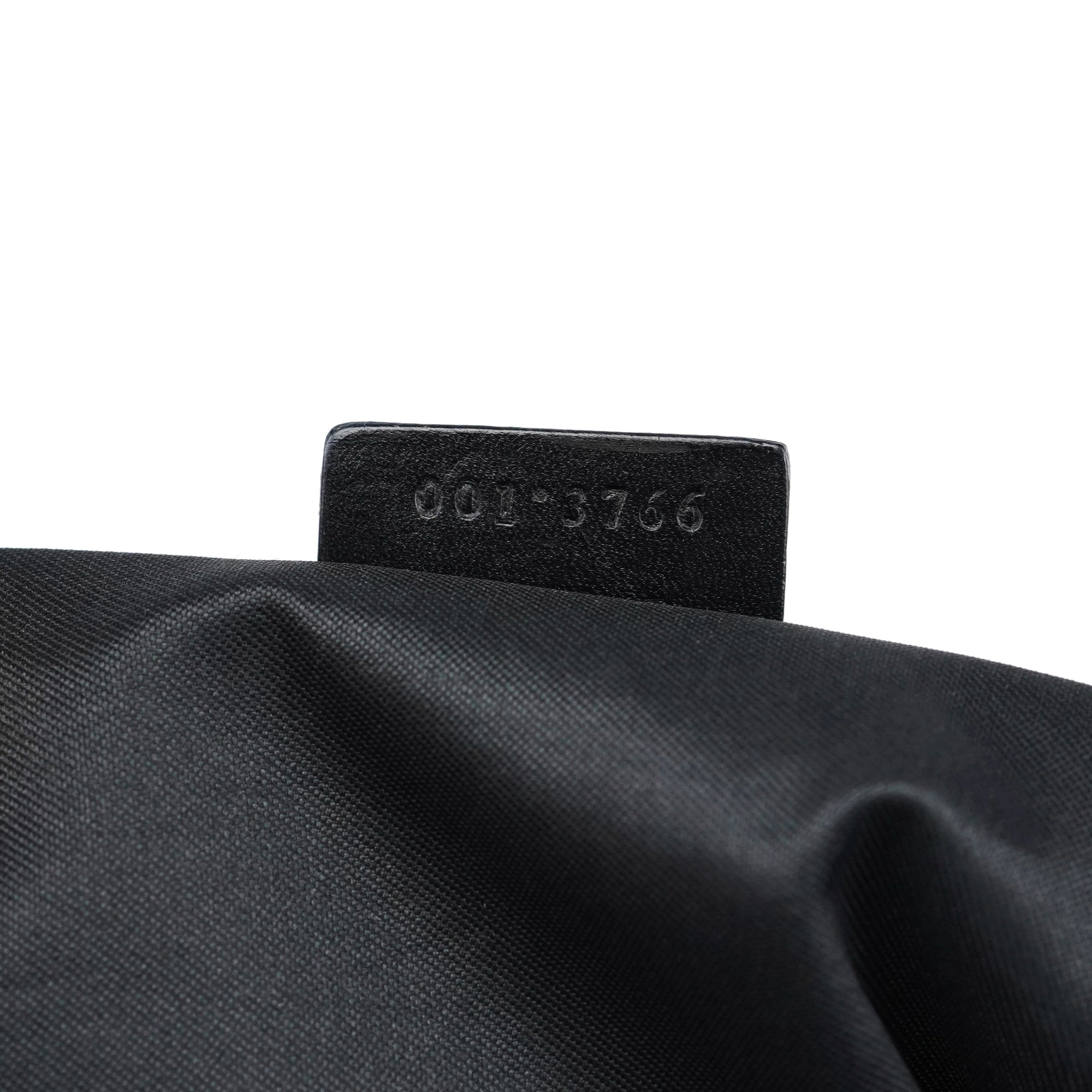 001 3766 Black GG Hobo Shoulder Bag