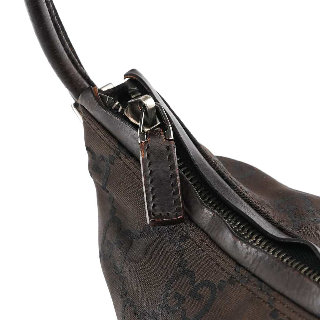 001 3766 Brown GG Hobo Shoulder Bag
