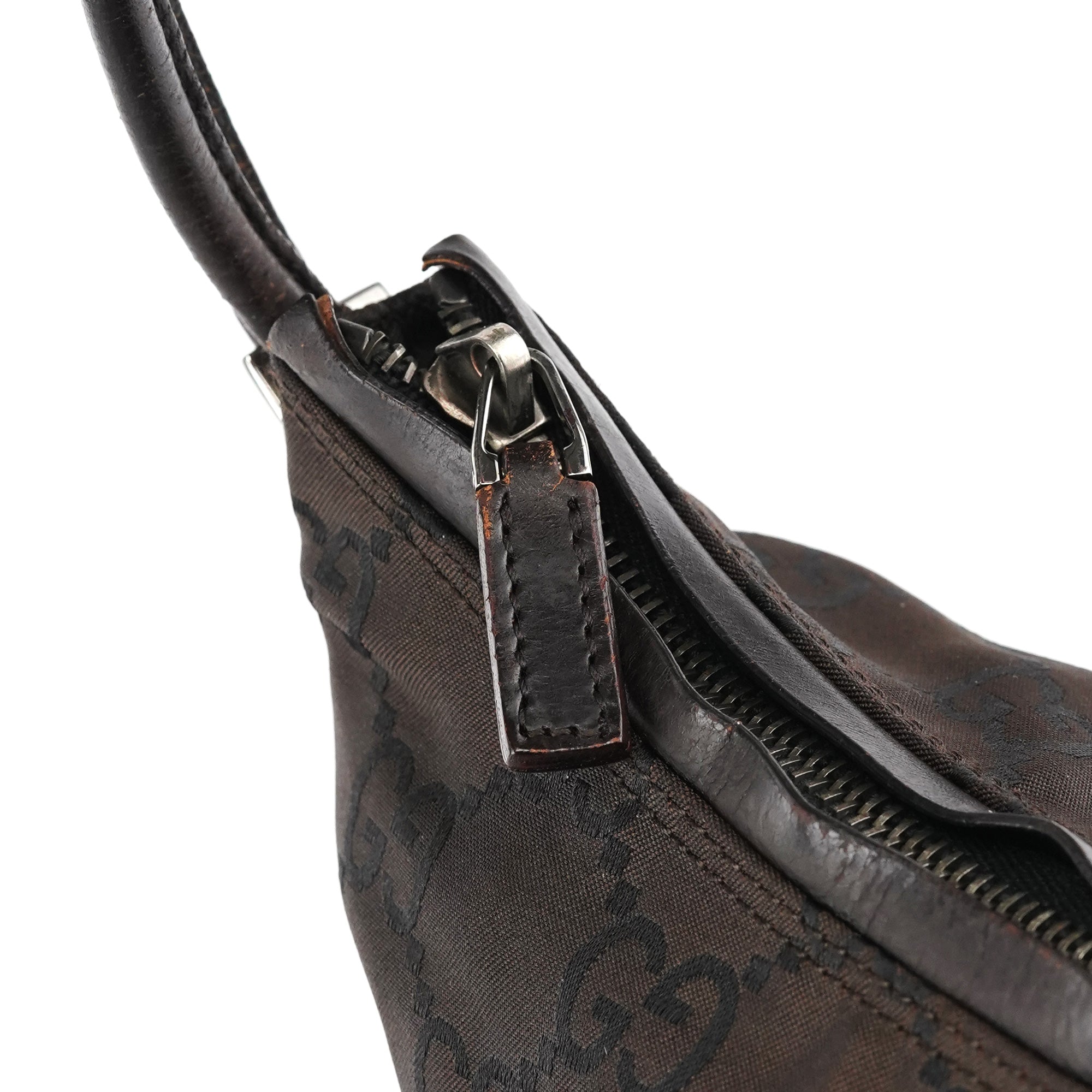 001 3766 Brown GG Hobo Shoulder Bag