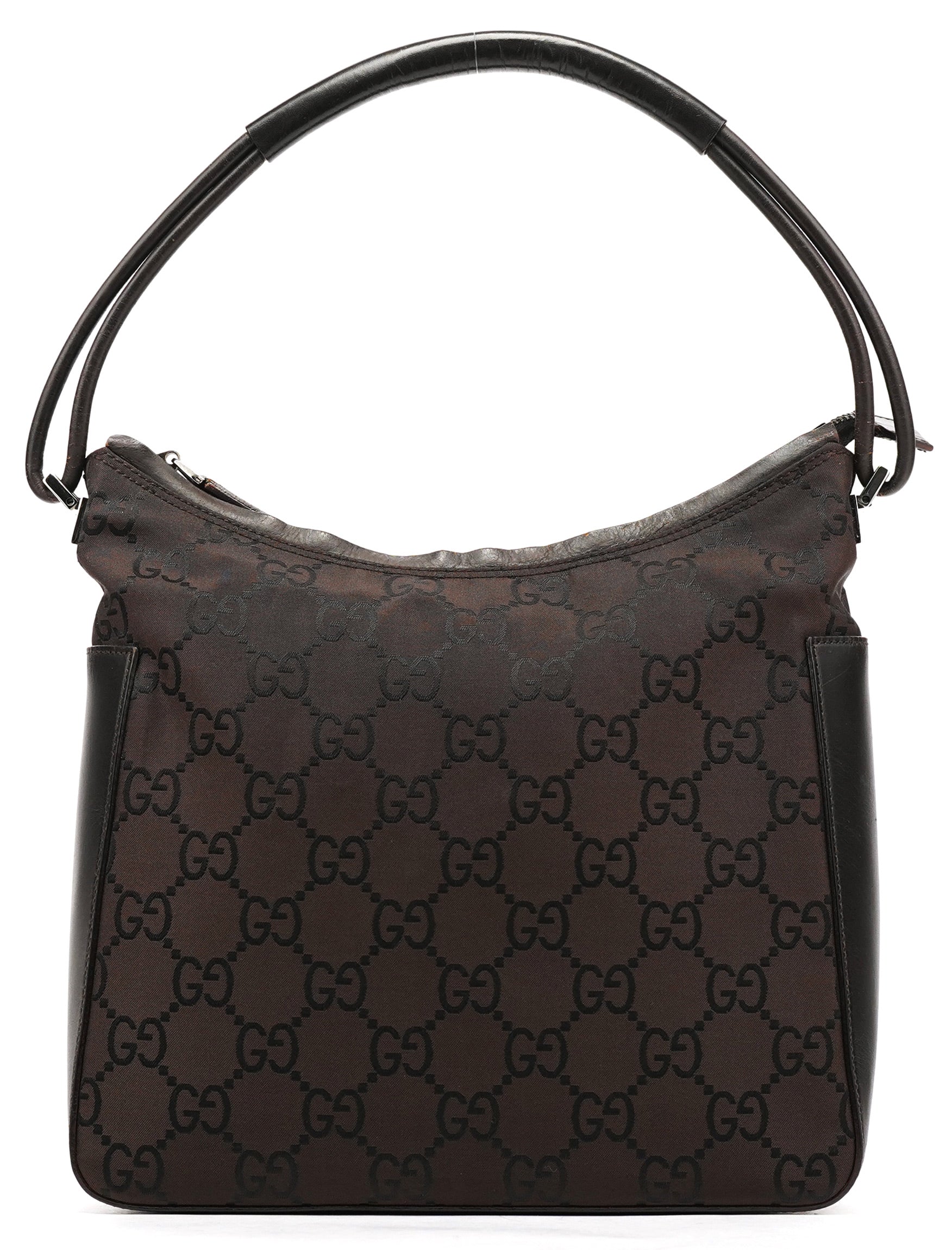 001 3766 Brown GG Hobo Shoulder Bag