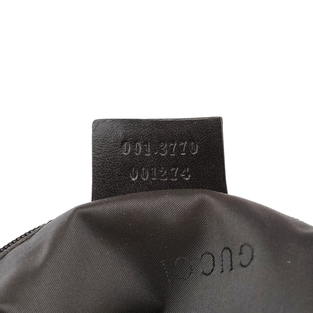 001 3770 Brown Calfskin Hobo Shoulder Bag
