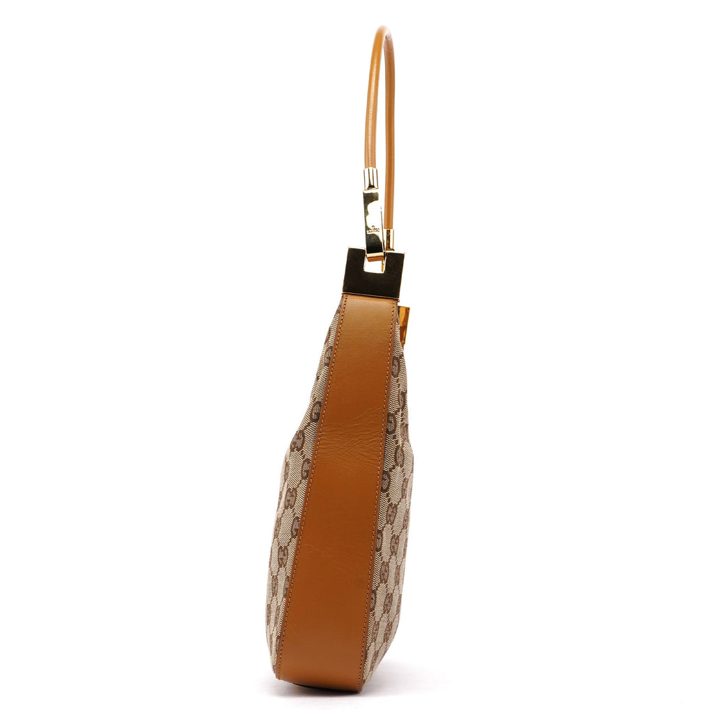 001 3812 Beige GG Hobo Shoulder Bag