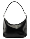 001 3812 Black Leather Shoulder Bag
