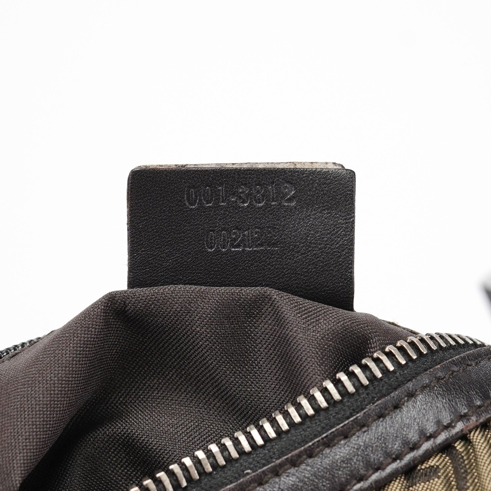 001 3812 Brown Pleated GG Shoulder Bag