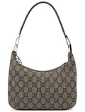 001 3812 Brown Pleated GG Shoulder Bag