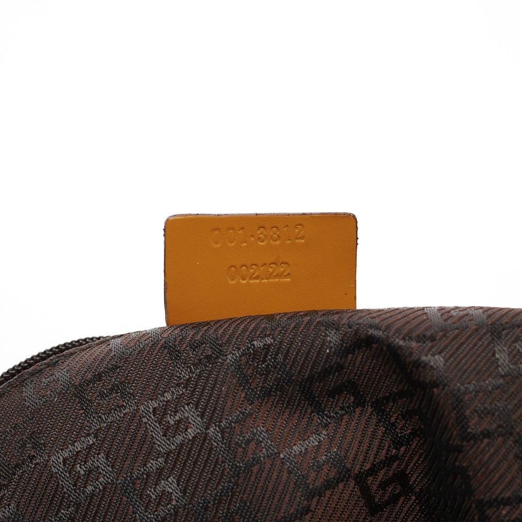001 3812 Light Brown Suede Shoulder Bag