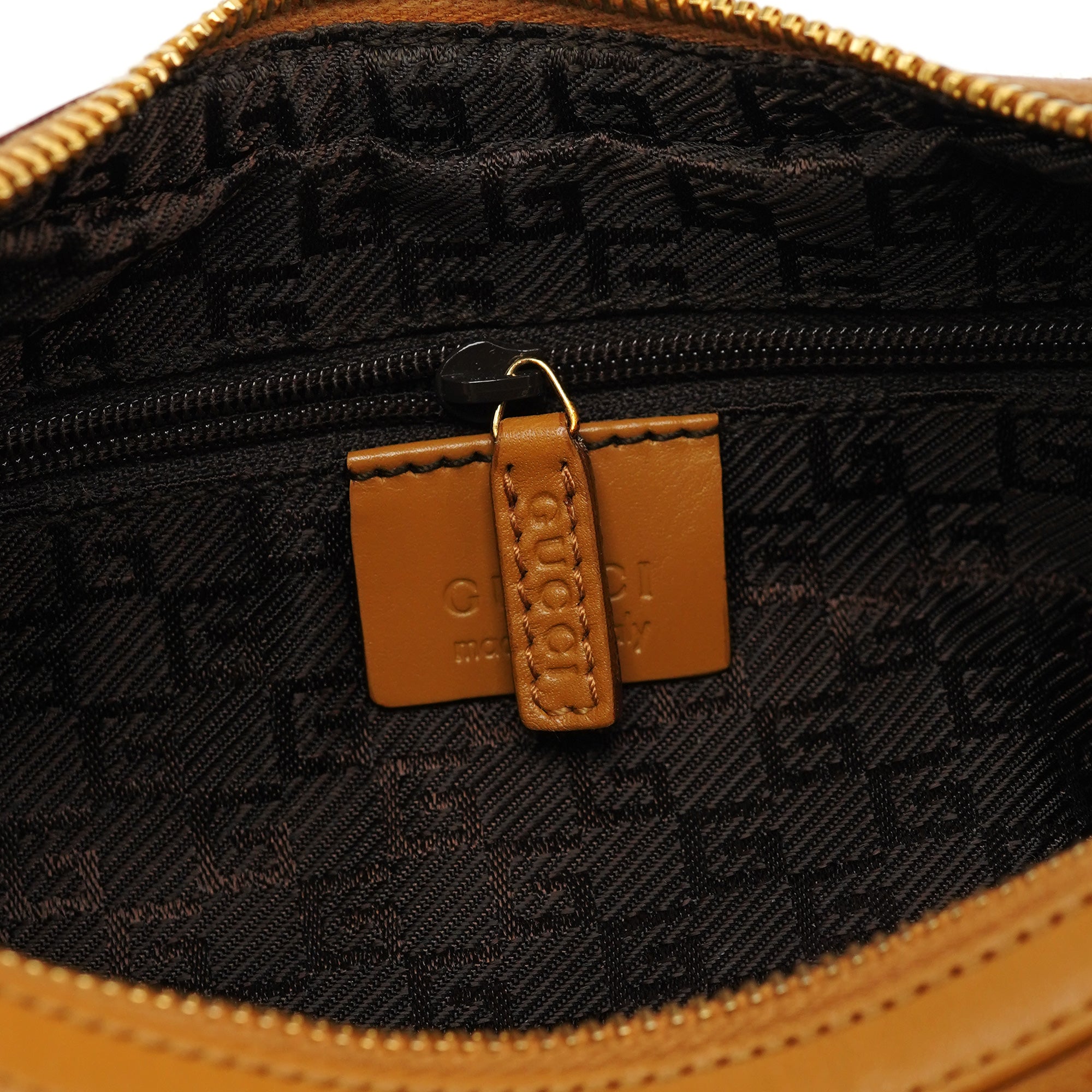 001 3812 Light Brown Suede Shoulder Bag